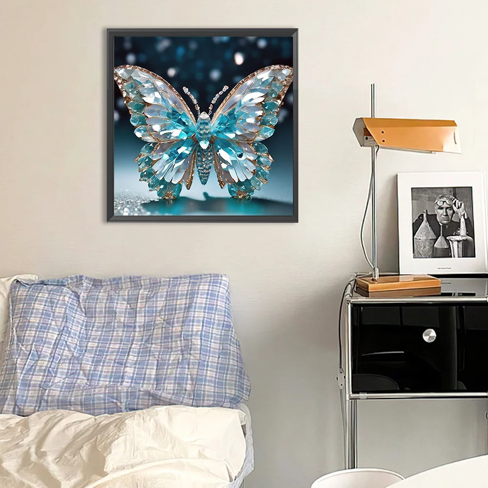 Diamond Painting - Full Round Drill - Butterfly(Canvas|30*30cm)