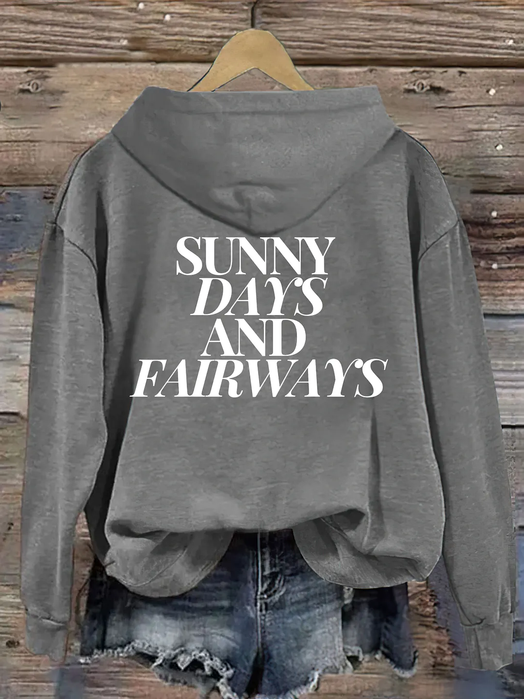 Sunny Days And Fairways Golf Hoodie