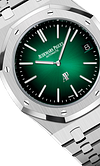 Silver 904L Steel Smoked Green Dial - Watch - 39mm