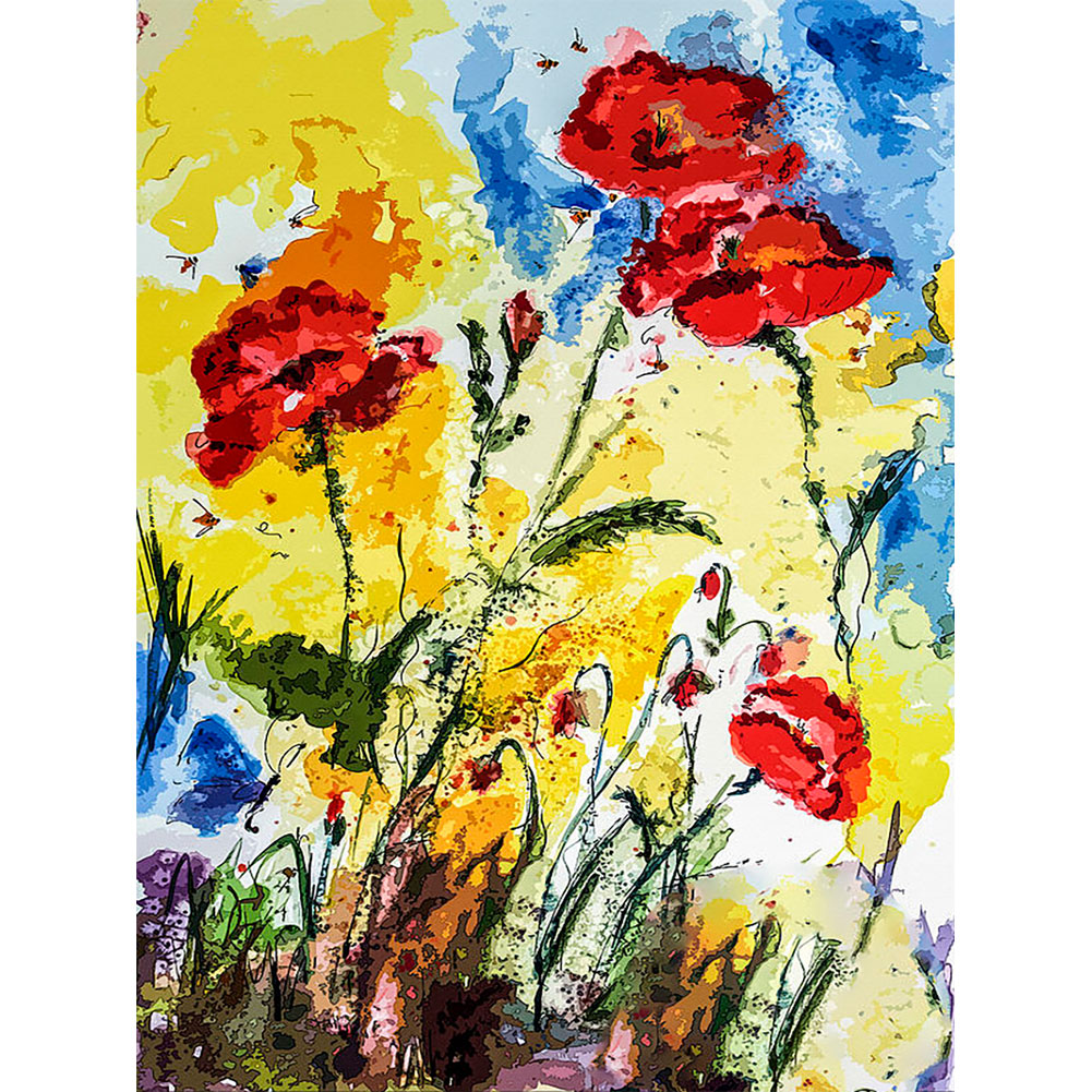 

Flower - Round Drill Diamond Painting - 30*40CM, Round diamond 30*40cm, 501 Original