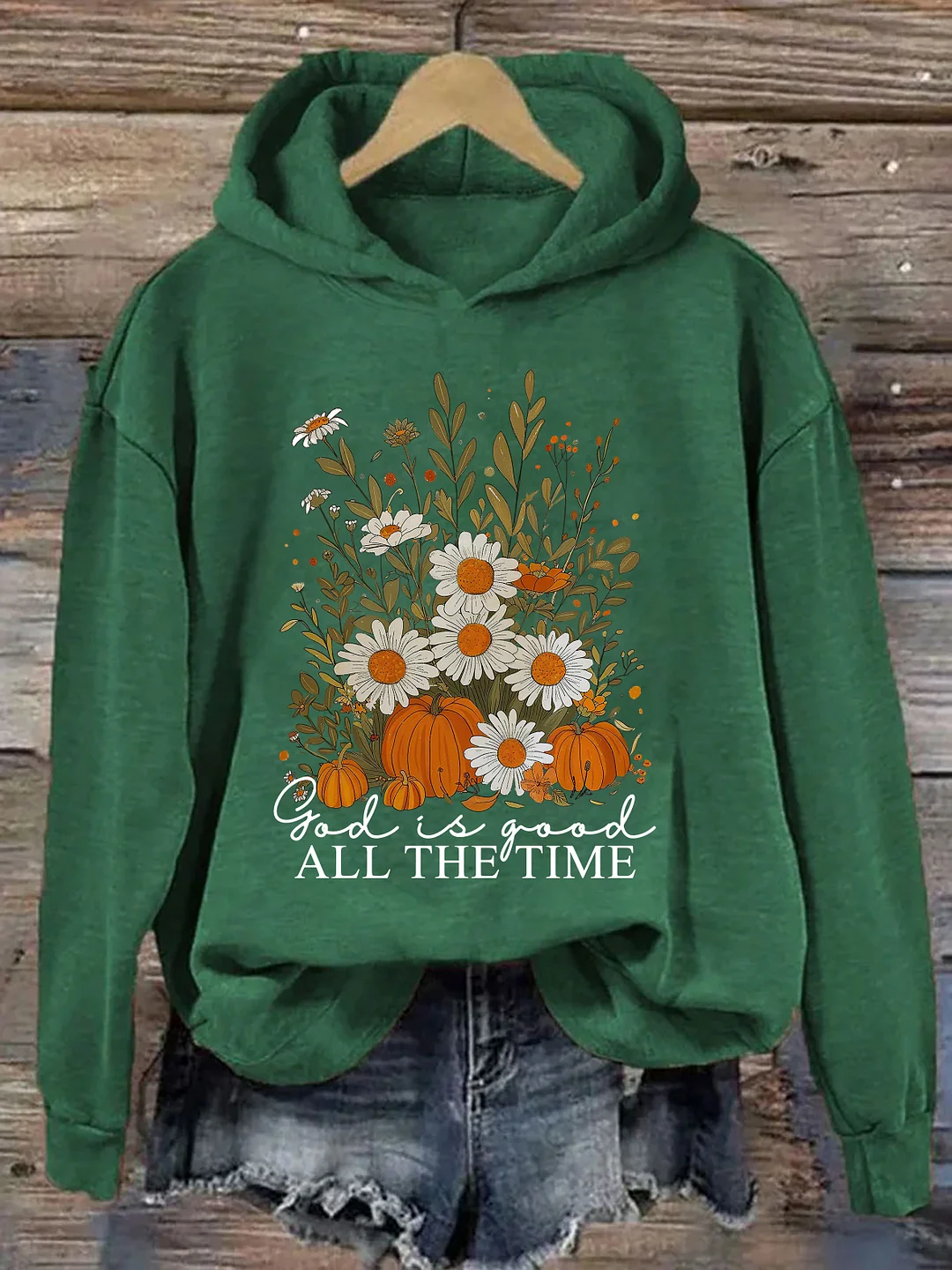 Fall Christian God Is Good All The Time Hoodie
