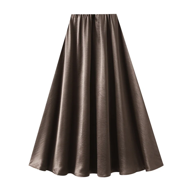Nigikala Nigikala New Spring And Autumn New A-Dress Skirt Mid-Dress Mid-Dress Mid-Dress Mid-Senior Skirt 9993-1