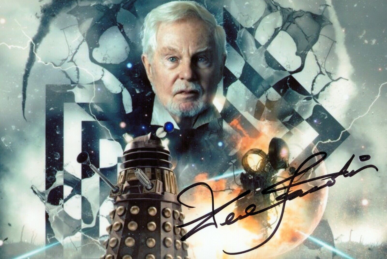 Derek Jacobi Signed 6x4 Photo Poster painting Doctor Who The Master Autograph Memorabilia + COA