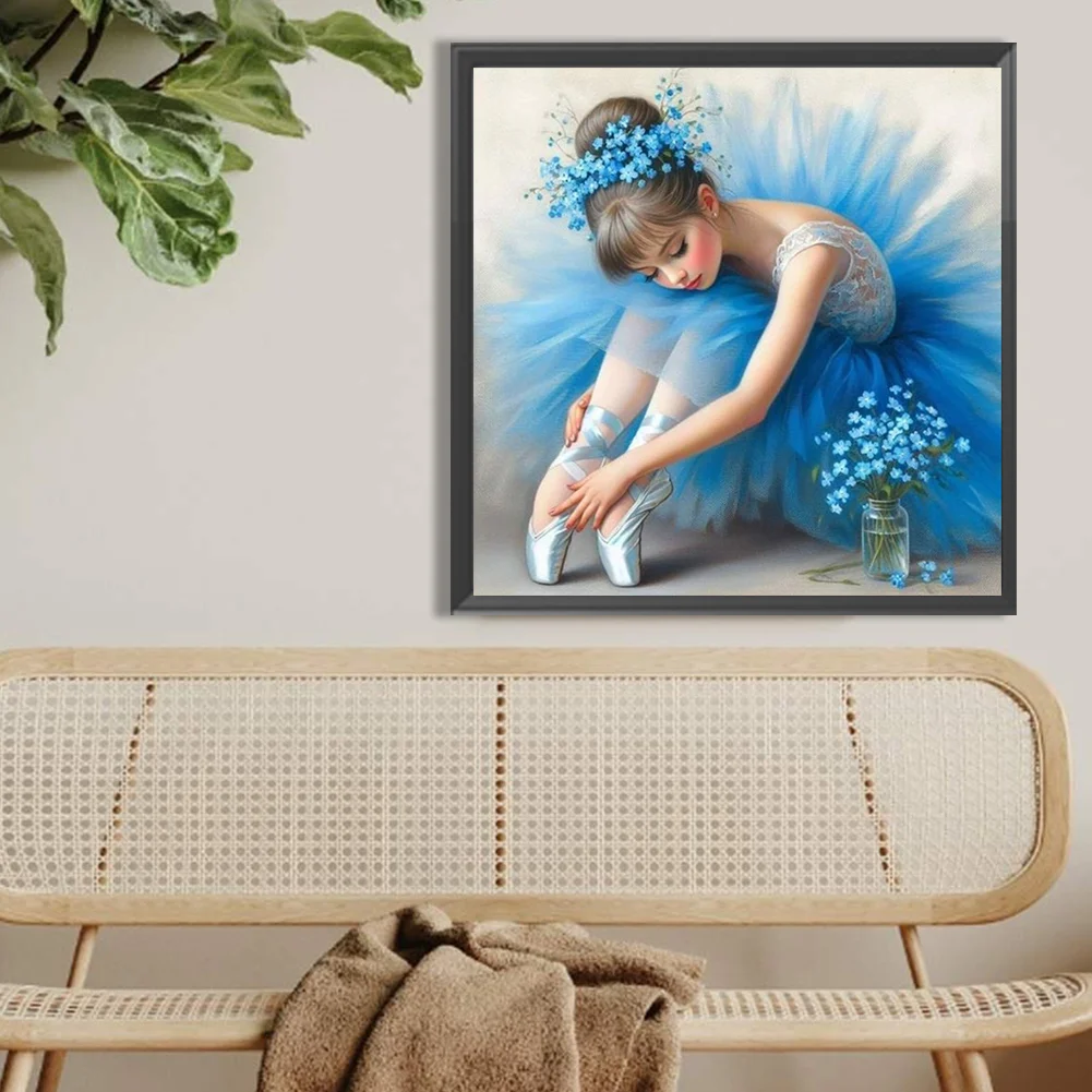 Diamond Painting - Full Round Drill - Ballet Girl(Canvas|40*40cm)