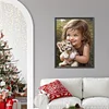 Diamond Painting -DIY Full Square Drill Girl with Pet(35x45cm)