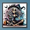Diamond Painting - Partial Special Shaped Drill - Halloween Skull(Canvas|30*30cm)