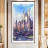 >SALE<5D DIY Full Round Drill Diamond Painting Castle Mosaic Rhinestone Drawing
