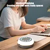Handheld Music Sleep Instrument 4 Sleeps Timer Portable Sound Machine for Sleep Baby 8-Color Night Light with 27 Sounds for Office Privacy Travel
