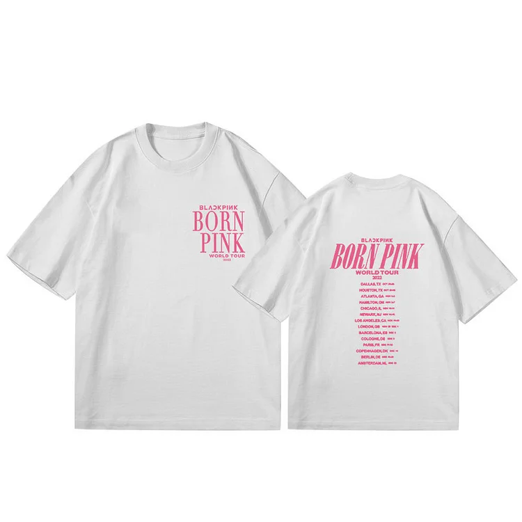 BLACKPINK World Tour Born Pink in Dallas Printed T-shirt