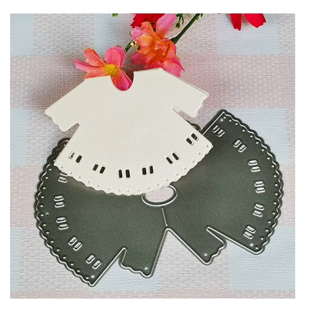 Baby Dress Metal Cutting Dies Stencil Template For DIY Scrapbooking Embossing Paper Gift Card Album Decor Mold Craft Dies