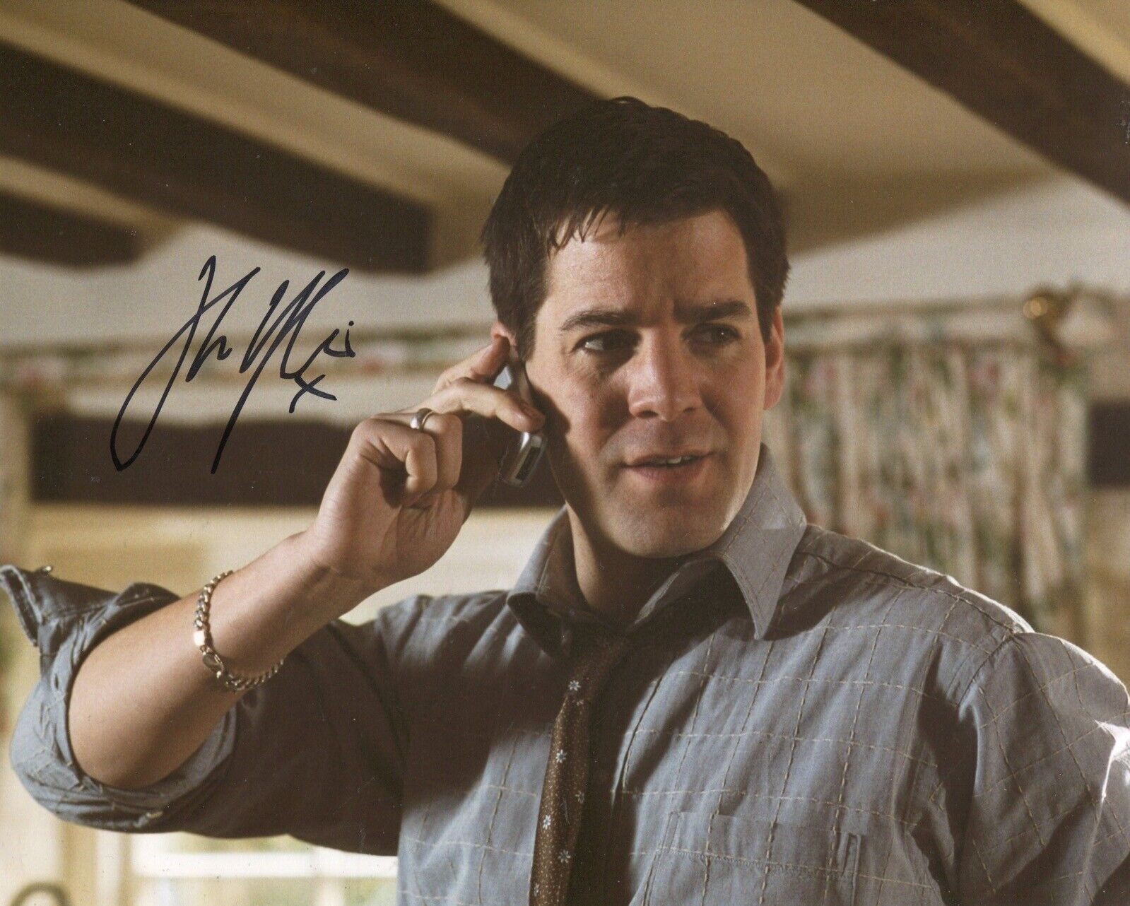 John Hopkins signed MIDSOMER MURDERS Inspector Barnaby 8x10 Photo Poster painting - UACC DEALER