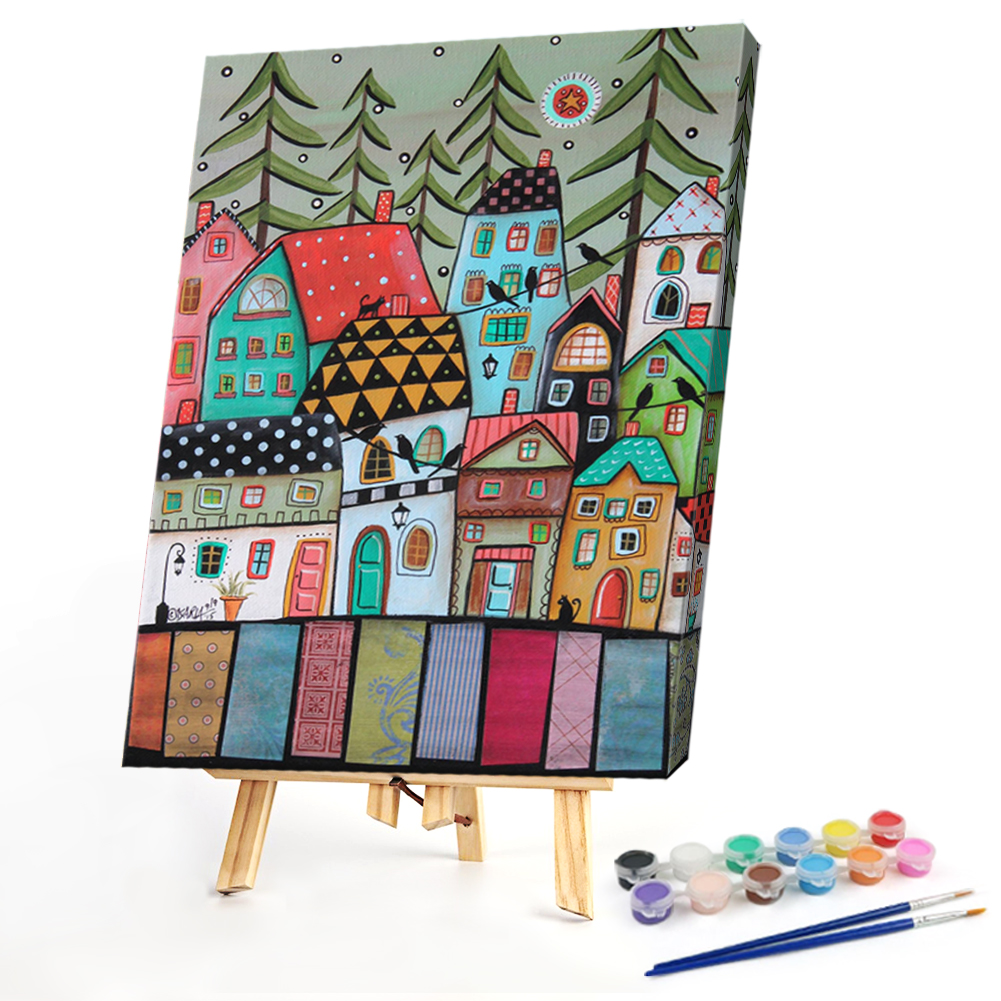 

40*50CM - Paint By Numbers - House, 501 Original