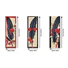 3Pcs Diamond Painting Black Feather Red Rose Bookmarks Kits for Bookworms