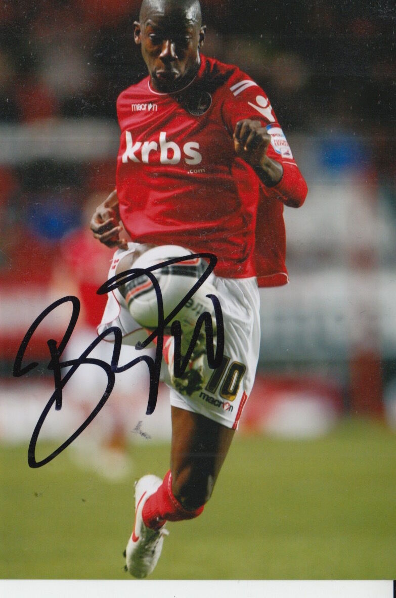 CHARLTON ATHLETIC HAND SIGNED BRADLEY WRIGHT PHILLIPS 6X4 Photo Poster painting 1.