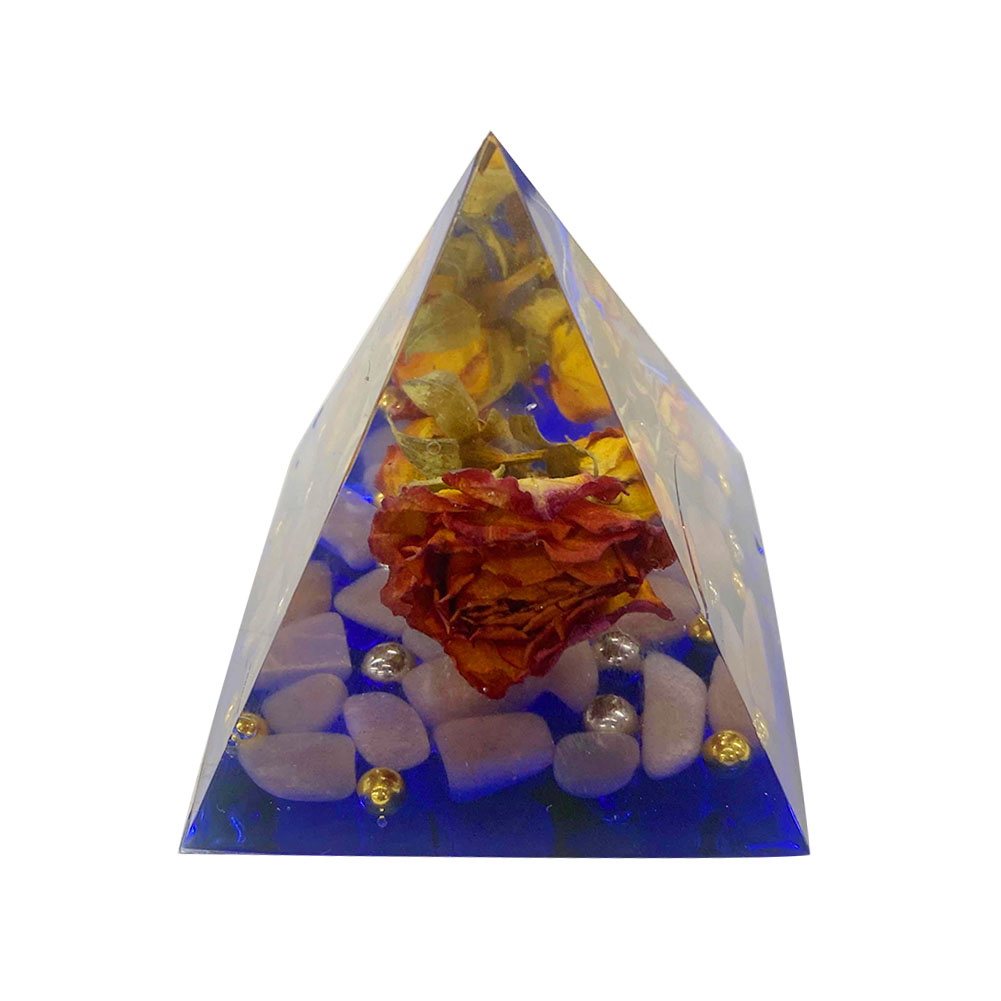 

6cm Natural Orgonite Pyramid Chakra, 501 Original