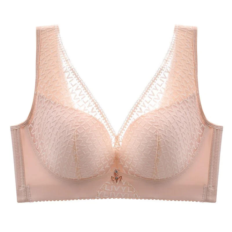 FallSweet Plus Size Bras for Women Lace Sexy Lingerie Push Up Underwear Female Vest Bralette C D E Cup