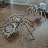 DIY Assemble Model Kit Metal Mechanical Clock Model Ornaments Home Office Decor Art Creative Christmas Gifts 2024