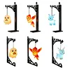 Glowing Owl Metal Bookend Lamp Iron Shelf Organizer Vintage Style