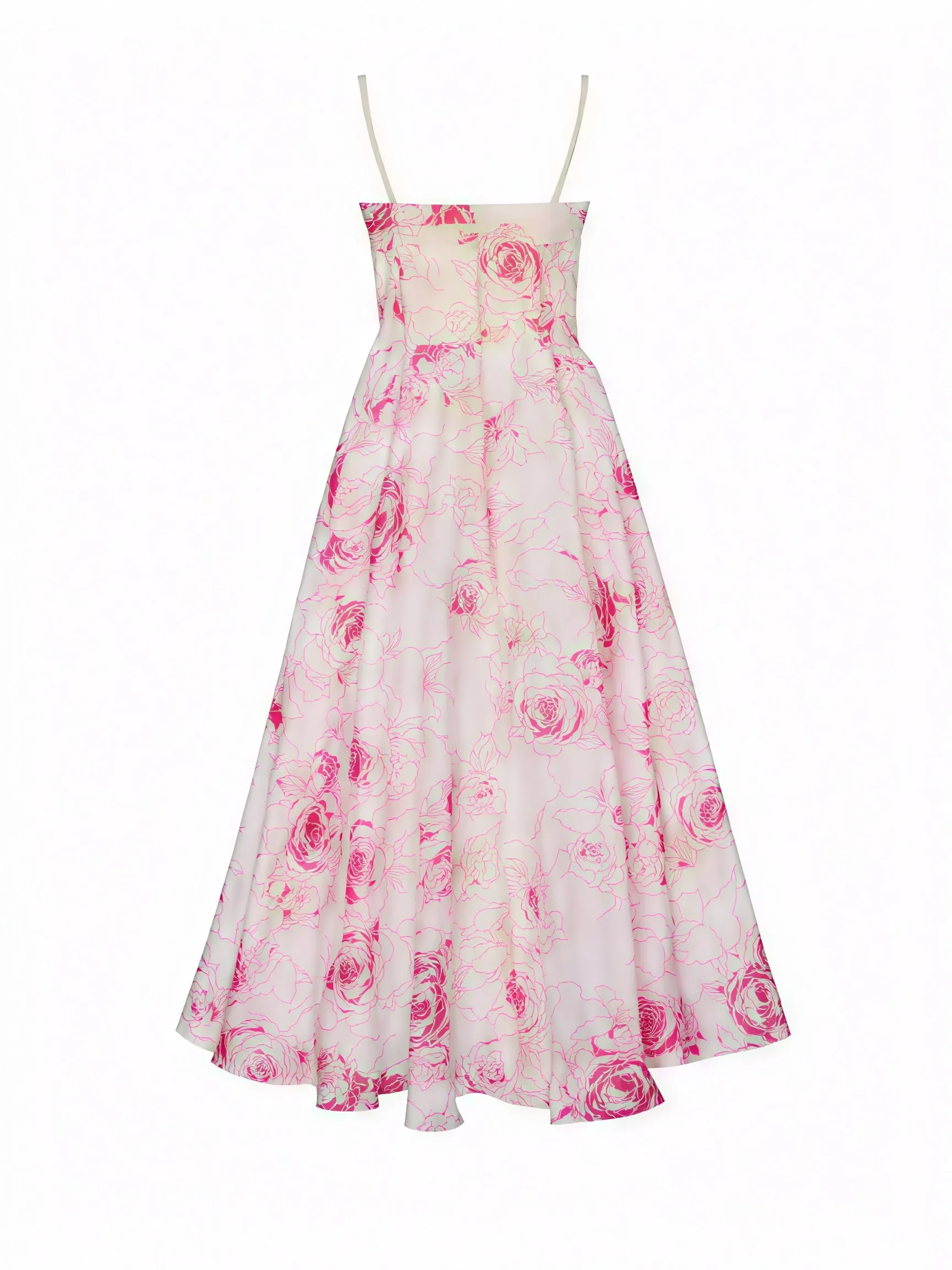 Marcia | Elegant Women’s Midi Dress with Structured Fit - Image 4