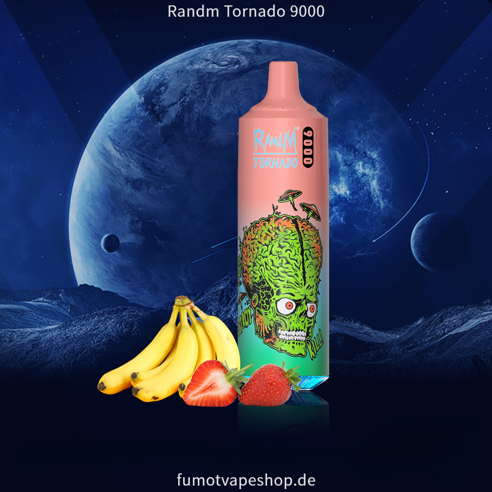 Randm Tornado 9000 Erdbeer-Banane  fumotvapeshop