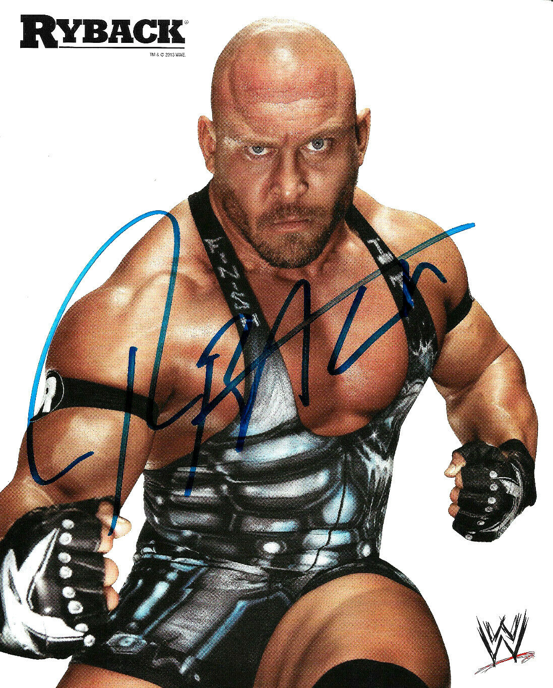 WWE RYBACK HAND SIGNED AUTOGRAPHED 8X10 PROMO Photo Poster painting WITH PROOF AND COA