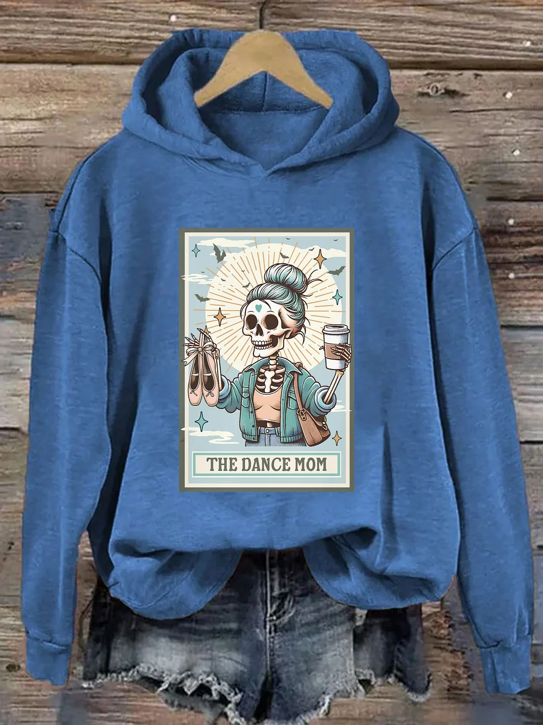 The Dance Mom Skeleton Tarot Card Hoodie