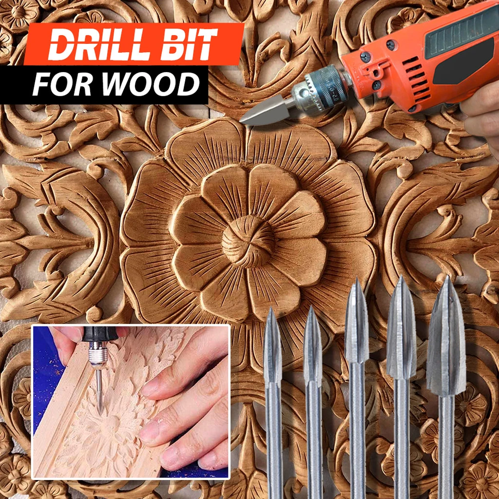 Wood Carving & Engraving Drill Bit Set