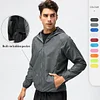 💥 2025 Hot Sale! Men Lightweight Quick Dry Jacket Outdoor Casual Water-Resistant Windbreaker, Suitable For Summer & Autumn, Sport Activities