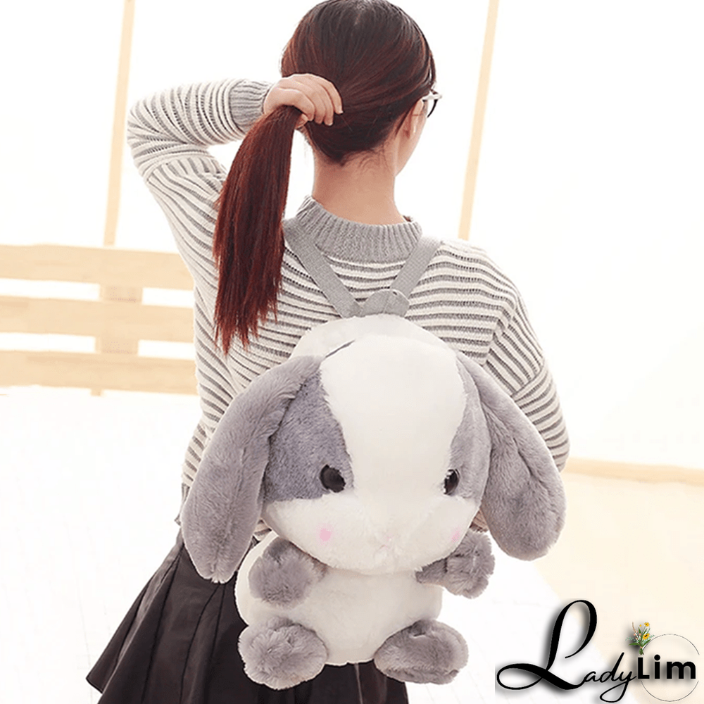 Kawaii Plush Bunny Backpack - Ladylim