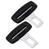 1 Pair Car Safety Belt Lock Tongue Seat Belt Latch Clasp Insert Lock Socket Plug