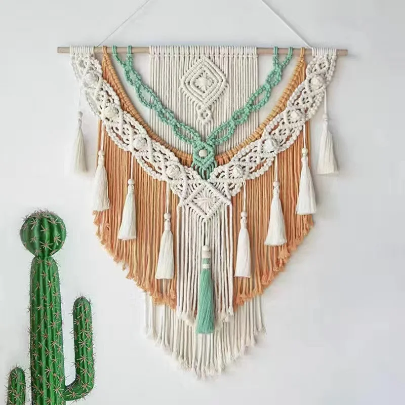 Hand-woven wall hangings