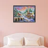 >SALE<Stamped DIY Cross Stitch 11CT Landscape Printed Canvas Embroidery (0809)