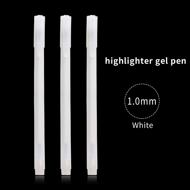 JOURNALSAY 3 Pcs/Set STA High Gloss Gel Pen 1.0mm DIY Journal Drawing Student Writing
