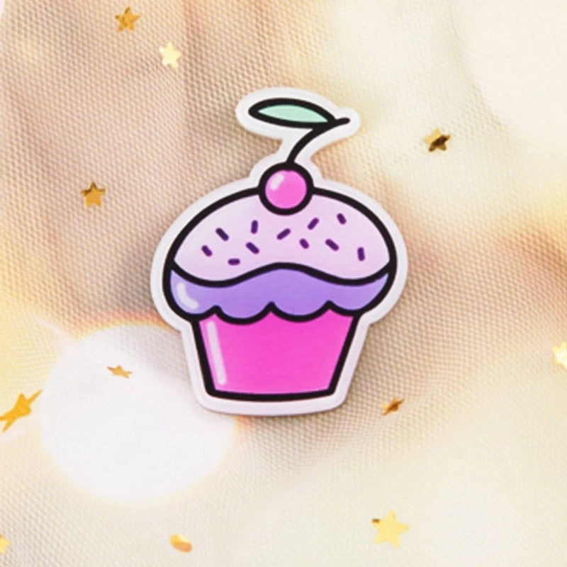 Cute Pin Rainbow Moon Unicorn Arylic Girl’S Brooches