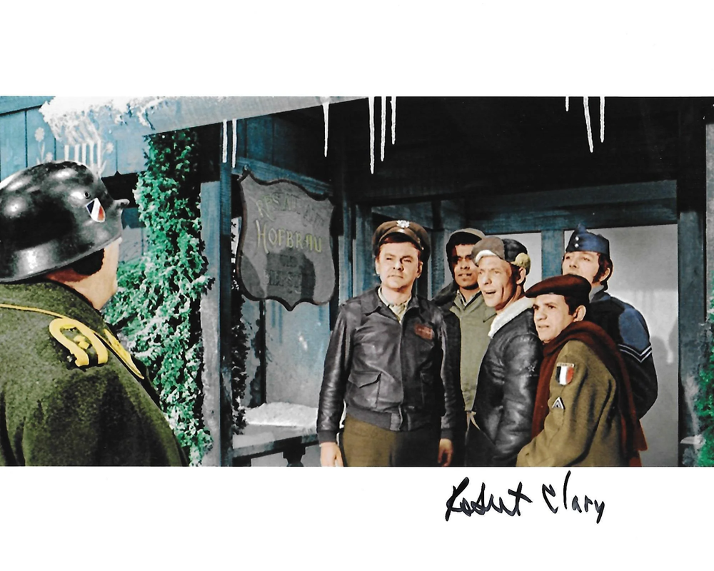 Robert Clary Hogan's Heroes Original Autographed 8x10 Photo Poster painting #10 signed @HShow