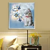 5D Cat Diamond Painting Cross Stitch Kit Needlework Rhinestone Mosaic Decor
