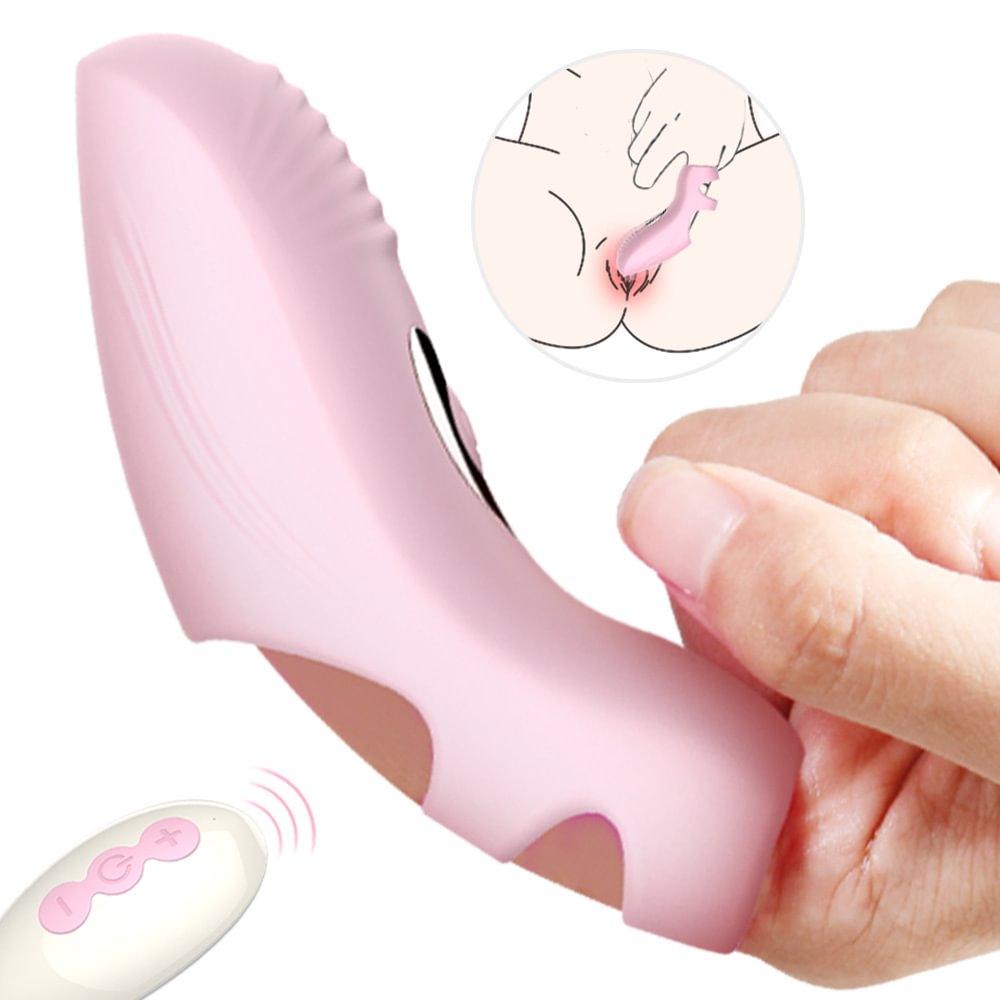 Wireless Remote Control Vibrating Finger Cover Flirting Jumping Egg Adult Fun Toy