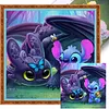 Stitch Disney-11CT Stamped Cross Stitch 40*40cm tapestrymarket