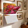 2027 New DIY Diamond Painting Flower Wall Calendar Kit 12-Month Flip Calendar Design Home Decor