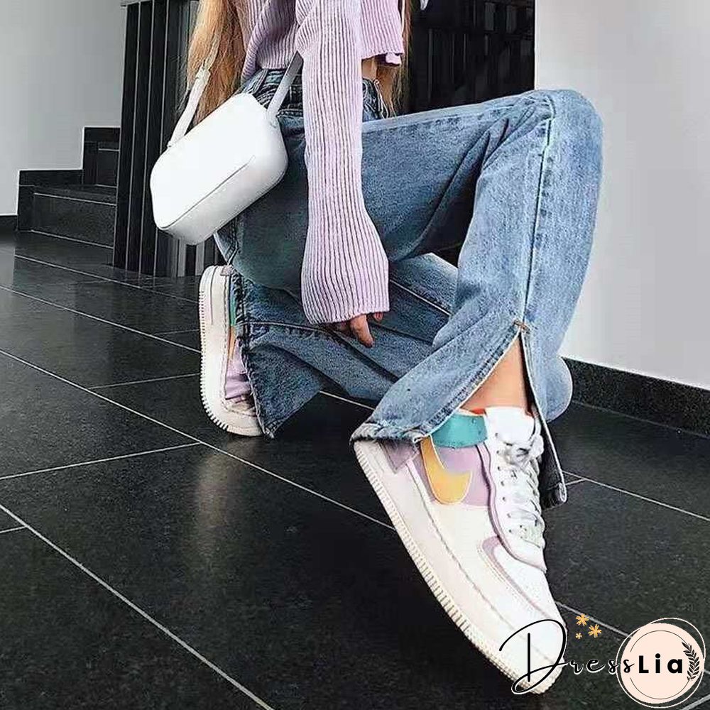Woman Jeans High Waist Clothes Wide Leg Denim Clothing Blue Streetwear Vintage Quality Fashion Harajuku Straight Pants