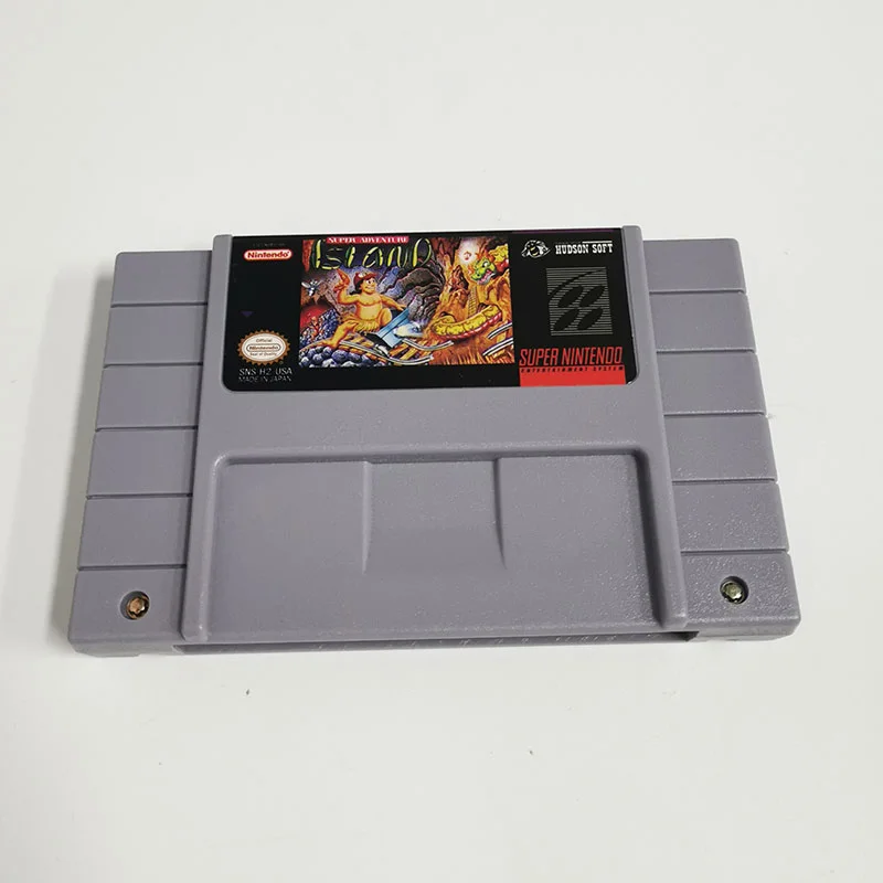 Super Adventure Island SNES For Super Nintendo Entertainment System - 16 Bit US Version Game Cartridge