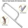 Stainless Steel Burner Tube Replacement for Weber Q100 Q120 Q1000 Q1200 BabyQ