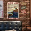 Vacation Men and Dog - Vintage Metal Signs - 20*30cm/30*40cm