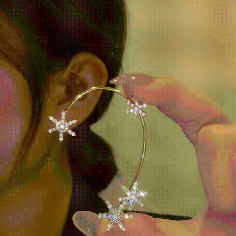 Zirconia Earrings Without Holes