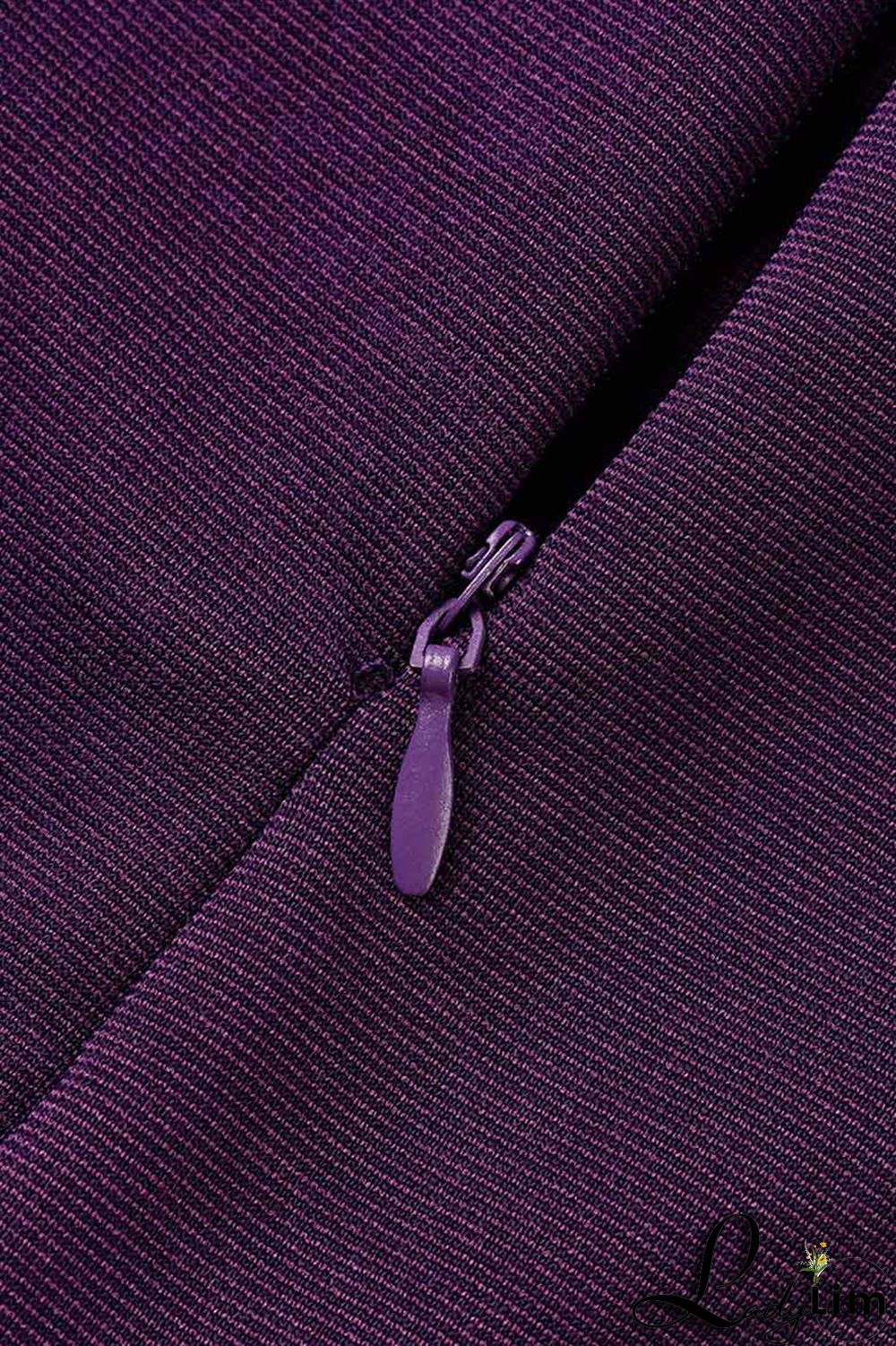 Brownness Fashion Casual Solid Basic Oblique Collar Long Sleeve Dresses