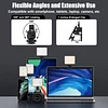 Magsafe magnetic mobile phone fill light，128 LED Camera Light 3 Light Modes