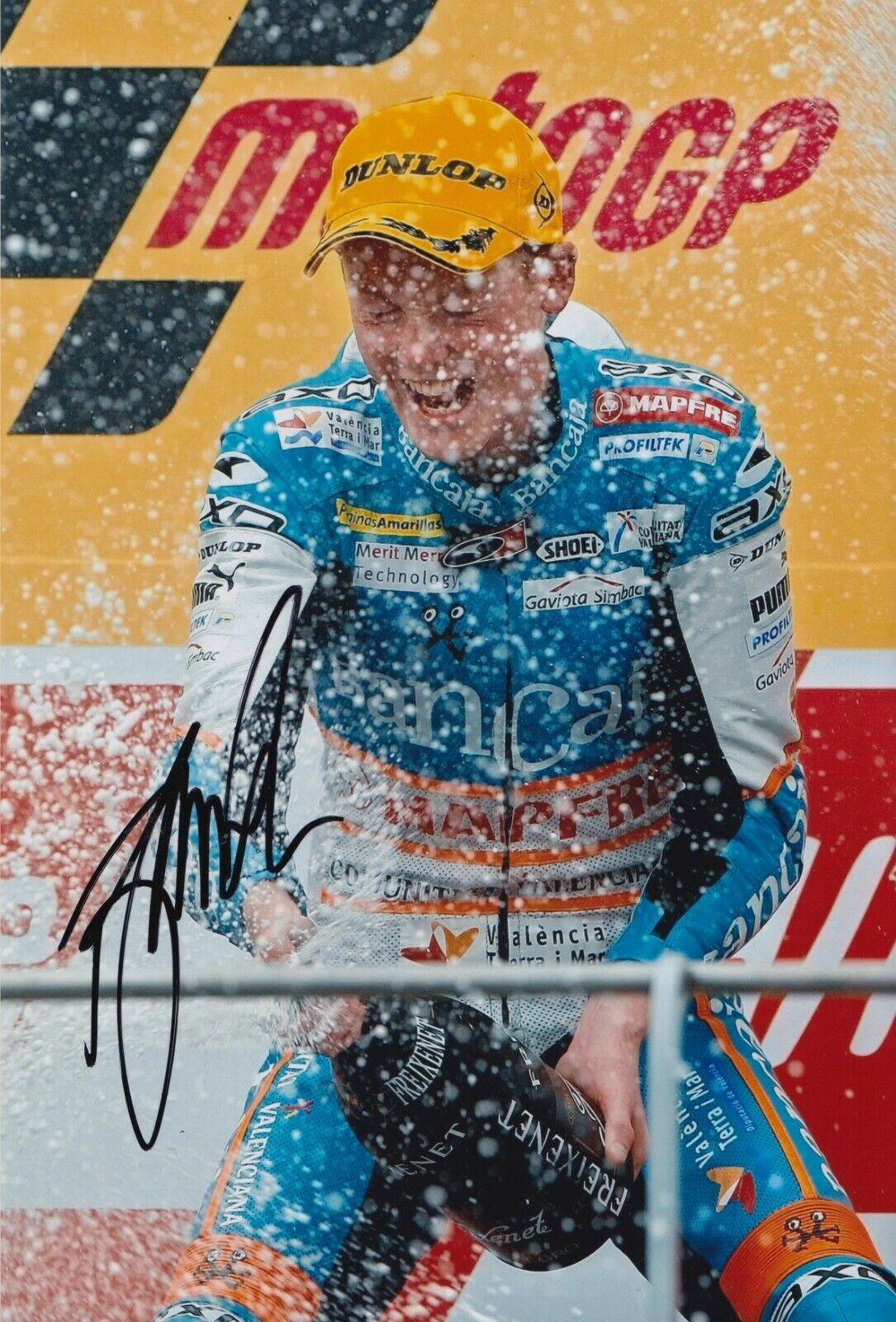 Bradley Smith Hand Signed 12x8 Photo Poster painting - MotoGP Autograph 4.
