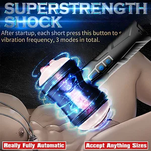 Thor's Hammer Double Headed Vibrating Masturbation Cup Inverted Model