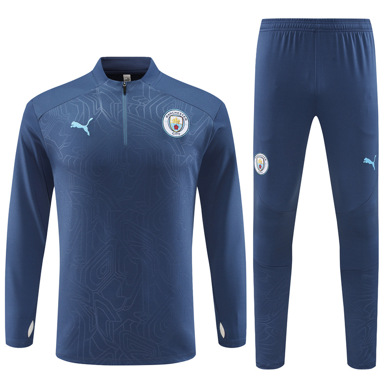 Manchester City 24-25 Long Sleeve Training Set - Deep Blue