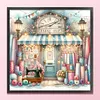 Sewing Shop-11CT Stamped Cross Stitch 45*45cm/17.72*17.72in tapestrymarket